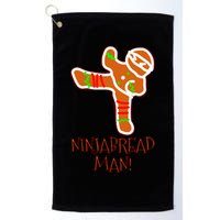 I'm The Ninjabread Man Funny Gingerbread Golf Towel