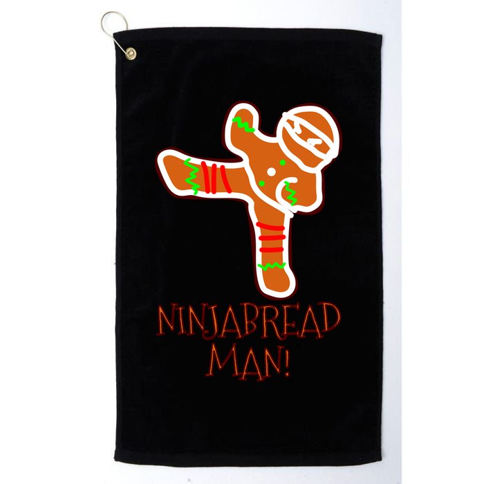 I'm The Ninjabread Man Funny Gingerbread Golf Towel