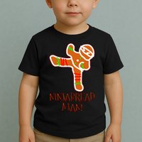 I'm The Ninjabread Man Funny Gingerbread Toddler T-Shirt