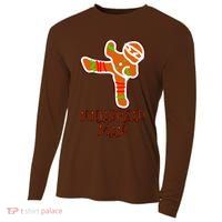 I'm The Ninjabread Man Funny Gingerbread Cooling Performance Long Sleeve Crew