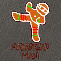 I'm The Ninjabread Man Funny Gingerbread Cotton Canvas Backpack