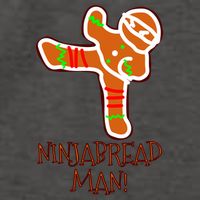 I'm The Ninjabread Man Funny Gingerbread Vector Backpack