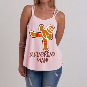 I'm The Ninjabread Man Funny Gingerbread Women's Strappy Tank