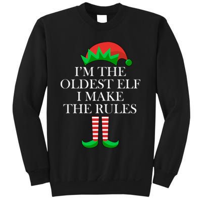 I'm The Oldest Elf I Make The Rules Matching Christmas Sweatshirt