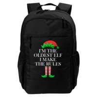 I'm The Oldest Elf I Make The Rules Matching Christmas Daily Commute Backpack