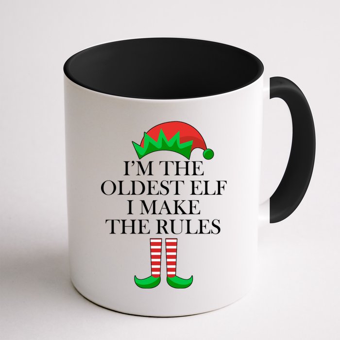 I'm The Oldest Elf I Make The Rules Matching Christmas Mug
