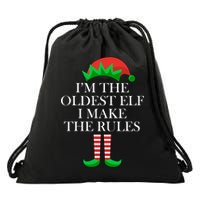 I'm The Oldest Elf I Make The Rules Matching Christmas Drawstring Bag
