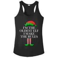 I'm The Oldest Elf I Make The Rules Matching Christmas Ladies PosiCharge Competitor Racerback Tank