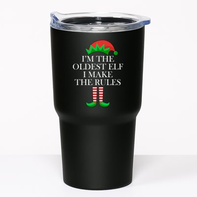 I'm The Oldest Elf I Make The Rules Matching Christmas Tumbler