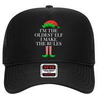 I'm The Oldest Elf I Make The Rules Matching Christmas Trucker Hat