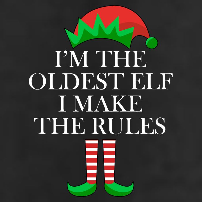 I'm The Oldest Elf I Make The Rules Matching Christmas Trucker Hat