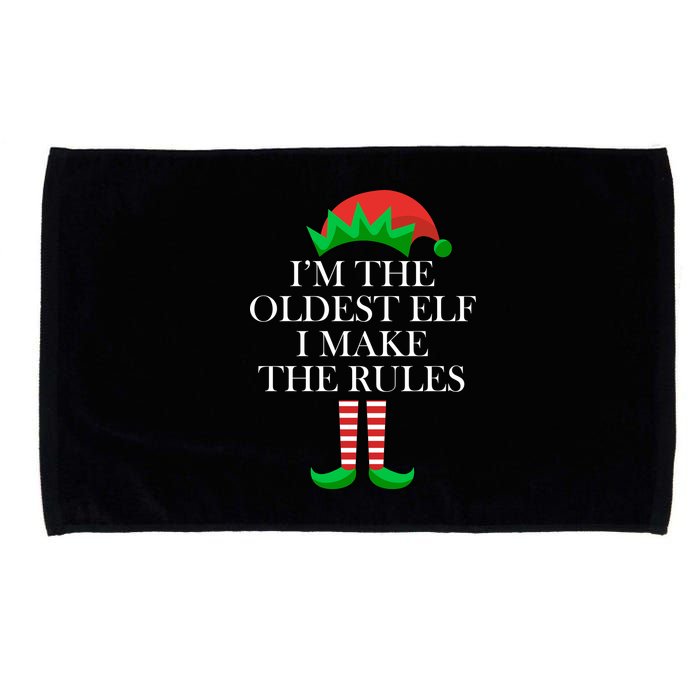 I'm The Oldest Elf I Make The Rules Matching Christmas Microfiber Hand Towel