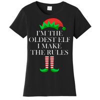 I'm The Oldest Elf I Make The Rules Matching Christmas Women's T-Shirt