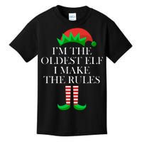 I'm The Oldest Elf I Make The Rules Matching Christmas Kids T-Shirt