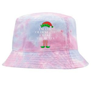 I'm The Oldest Elf I Make The Rules Matching Christmas Tie-Dyed Bucket Hat