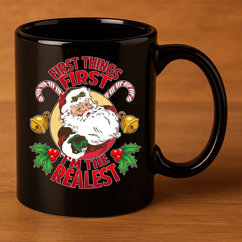 I'm The Realest Santa Claus 11oz C Handle Ceramic Mug