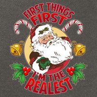 I'm The Realest Santa Claus Cotton Canvas Backpack