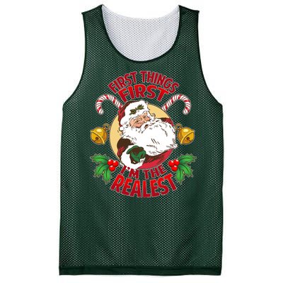 I'm The Realest Santa Claus Mesh Reversible Basketball Jersey Tank