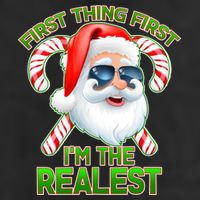 I'm The Realest Santa Claus Christmas Candy Adult Drive Performance Visor