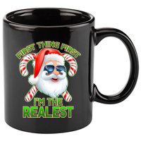 I'm The Realest Santa Claus Christmas Candy 11oz C Handle Ceramic Mug