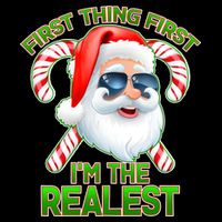 I'm The Realest Santa Claus Christmas Candy Bag