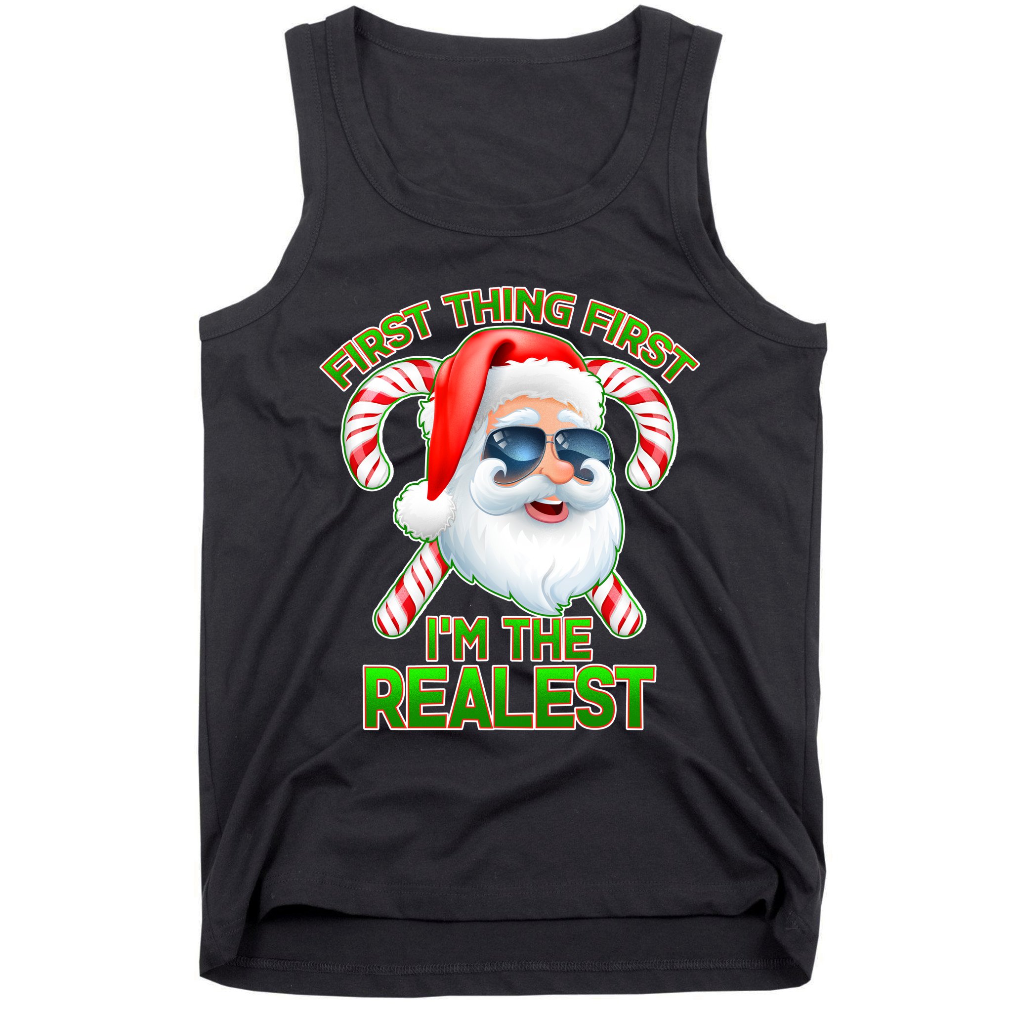 I'm The Realest Santa Claus Christmas Candy Tank Top