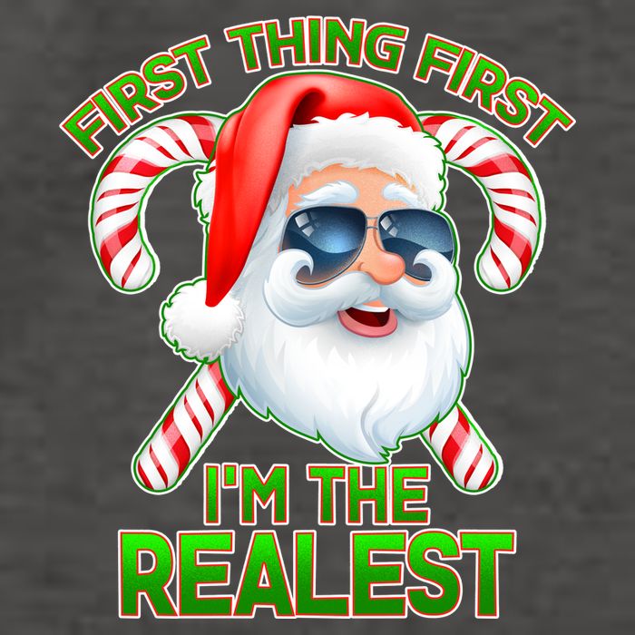 I'm The Realest Santa Claus Christmas Candy Vector Backpack