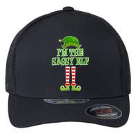I'm The Sassy Elf Matching Family Christmas Flexfit Unipanel Trucker Cap
