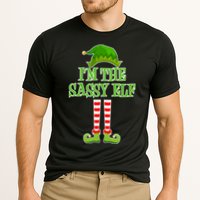 I'm The Sassy Elf Matching Family Christmas Cooling Performance Crew T-Shirt
