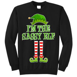 I'm The Sassy Elf Matching Family Christmas Sweatshirt