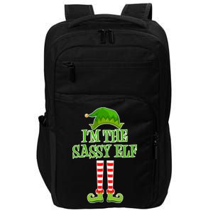 I'm The Sassy Elf Matching Family Christmas Impact Tech Backpack