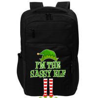 I'm The Sassy Elf Matching Family Christmas Impact Tech Backpack