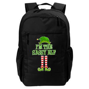 I'm The Sassy Elf Matching Family Christmas Daily Commute Backpack