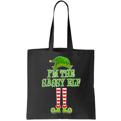 I'm The Sassy Elf Matching Family Christmas Bag