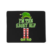 I'm The Sassy Elf Matching Family Christmas Mousepad