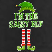 I'm The Sassy Elf Matching Family Christmas 25L Jumbo Tote