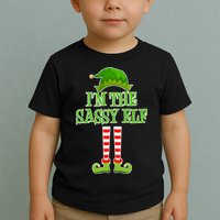I'm The Sassy Elf Matching Family Christmas Toddler T-Shirt