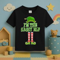I'm The Sassy Elf Matching Family Christmas Toddler T-Shirt
