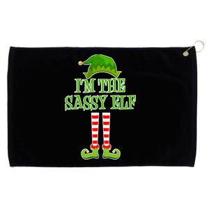 I'm The Sassy Elf Matching Family Christmas Grommeted Golf Towel