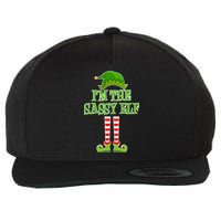 I'm The Sassy Elf Matching Family Christmas Wool Snapback Cap