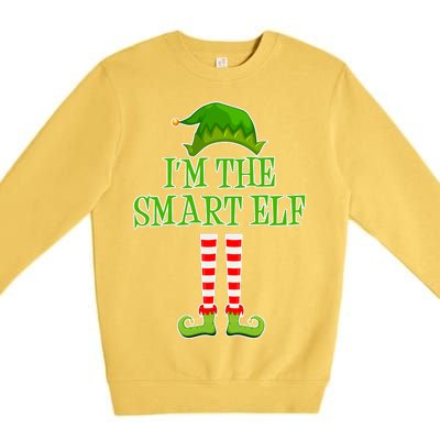 I'm The Smart Elf Matching Family Christmas Premium Crewneck Sweatshirt