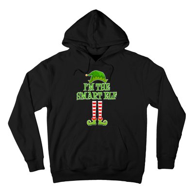 I'm The Smart Elf Matching Family Christmas Hoodie