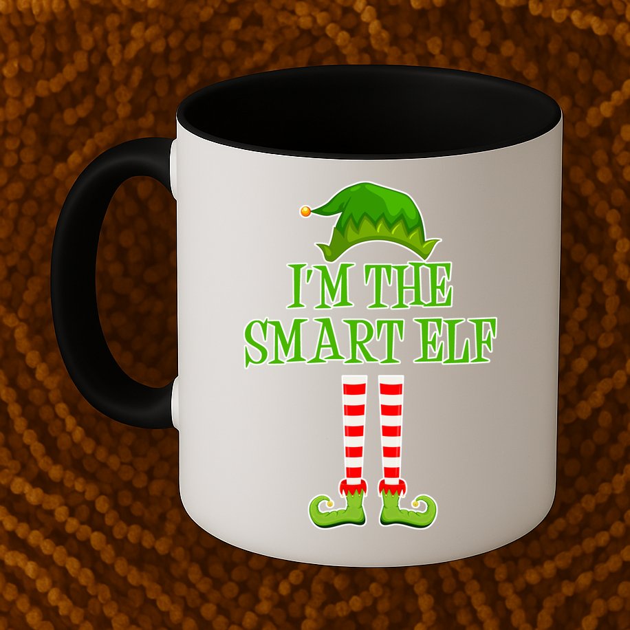 I'm The Smart Elf Matching Family Christmas Mug