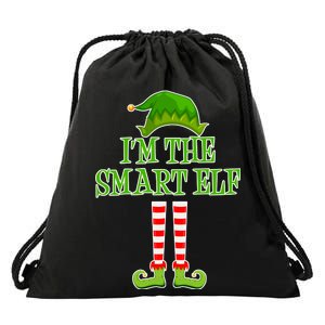 I'm The Smart Elf Matching Family Christmas Drawstring Bag