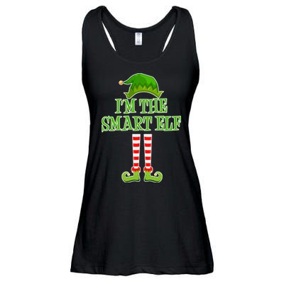 I'm The Smart Elf Matching Family Christmas Ladies Essential Flowy Tank