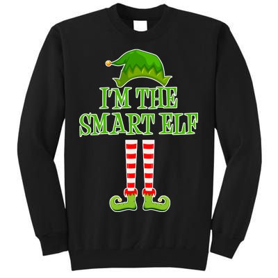 I'm The Smart Elf Matching Family Christmas Tall Sweatshirt