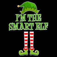 I'm The Smart Elf Matching Family Christmas Baby Bodysuit