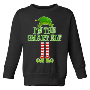 I'm The Smart Elf Matching Family Christmas Toddler Sweatshirt