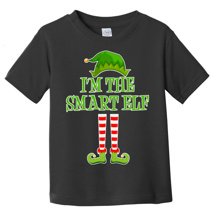 I'm The Smart Elf Matching Family Christmas Toddler T-Shirt