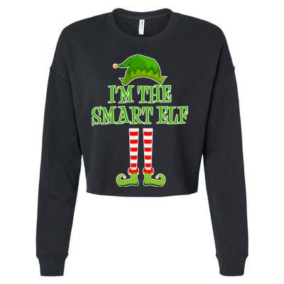 I'm The Smart Elf Matching Family Christmas Cropped Pullover Crew